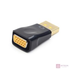 Gembird Displayport -> VGA M/F adapter fekete
