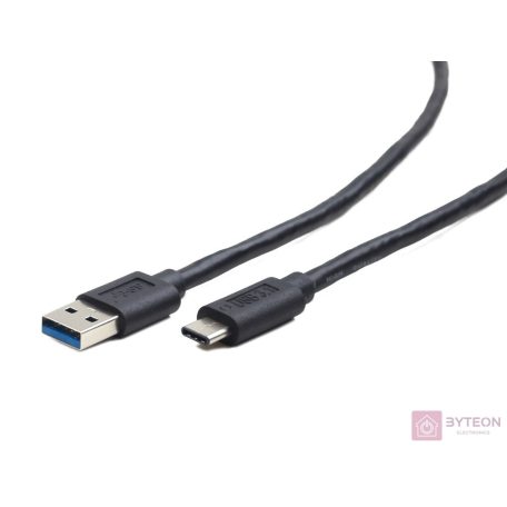 Gembird USB C -> USB 3.0 A M/M adatkábel 1.8m fekete