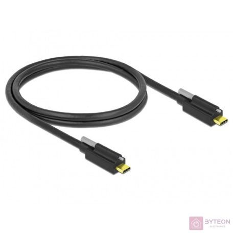 Delock USB C M/M adatkábel 1m fekete