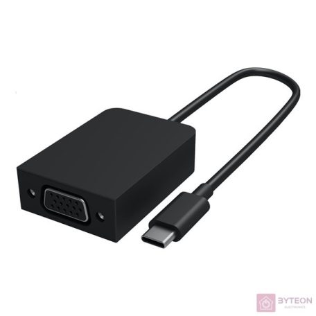 Microsoft Surface 1db USB-C -> 1db VGA M/F adapter fekete