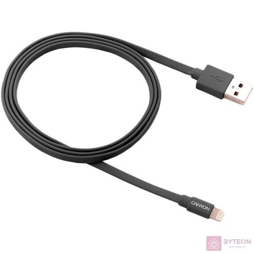 Canyon Charge & Sync MFI USB A - Lightning M/M 1m szürke