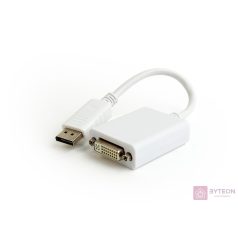   Gembird DisplayPort 1.2 -> DVI-D Dual Link M/F adapter 0.1m fehér