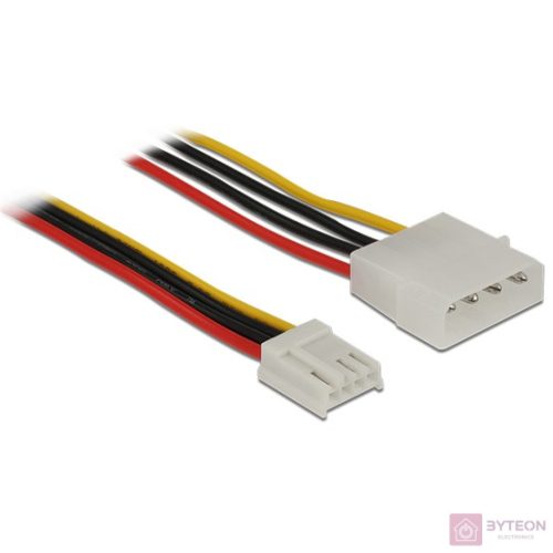 Delock Molex Power 4pin -> Floppy Power M/F tápkábel 0.4m