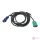 Aten USB A VGA KVM kábel 3m