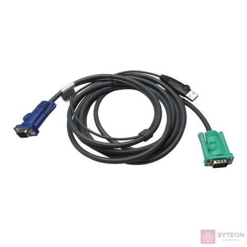 Aten USB A VGA KVM kábel 3m