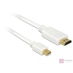   Delock Mini-DisplayPort -> HDMI M/M video jelkábel 0.5m fehér