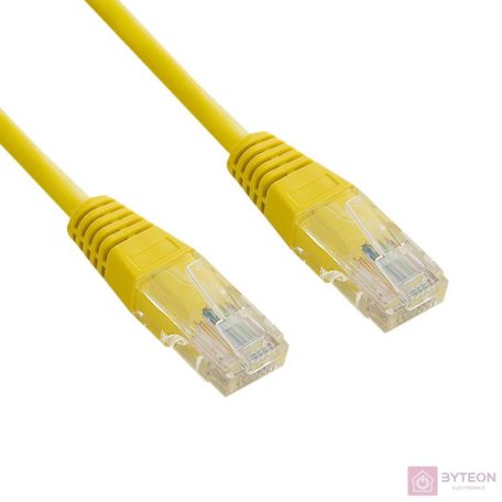 Gembird RJ45 CAT5e UTP M/M adatkábel 3m sárga