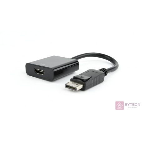 Gembird Displayport -> HDMI M/F adapter 0.1m fekete