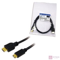   LogiLink HDMI -> HDMI mini C M/M video jelkábel 1m fekete