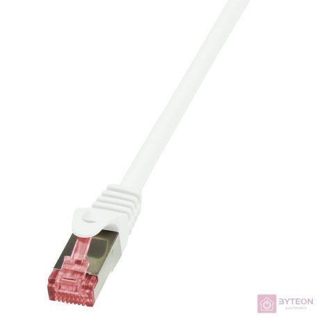 LogiLink RJ45 CAT6 SFTP M/M adatkábel 20m AWG27 fehér
