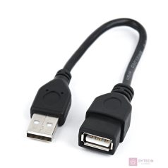 Gembird USB A M/F adatkábel hosszabbító 0.15m fekete