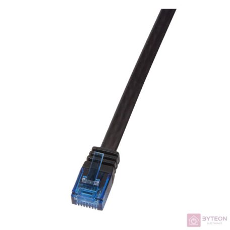 LogiLink RJ45 CAT6 UTP M/M adatkábel 0.25m AWG32 fekete