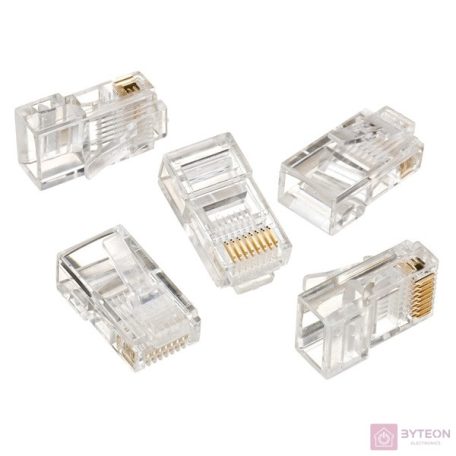 Gembird RJ45 CAT5e UTP csatlakozó dugó 8P8C 30U 100db