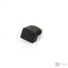 Gembird HDMI M/F adapter fekete 90° le