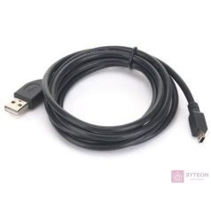   Gembird USB A -> USB mini B 5pin M/M adatkábel 1.8m fekete