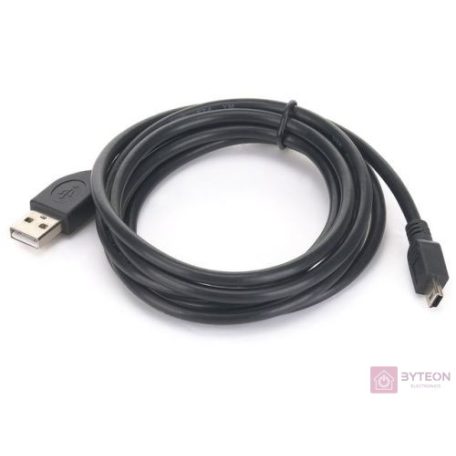 Gembird USB A -> USB mini B 5pin M/M adatkábel 1.8m fekete