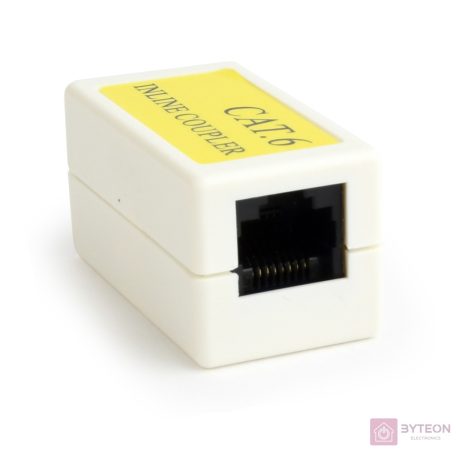 Gembird RJ45 CAT6 UTP F/F adatkábel hosszabbító fehér