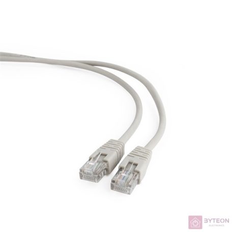 Gembird RJ45 CAT5e UTP M/M adatkábel 10m szürke