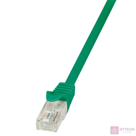 LogiLink RJ45 CAT5e UTP M/M adatkábel 2m AWG26 zöld