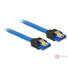 Delock SATA 3 F/F adatkábel 0.7m kék