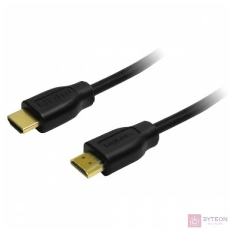 LogiLink HDMI 1.4 M/M video jelkábel 3m fekete