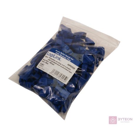 LogiLink RJ45 törésgátló 100db kék