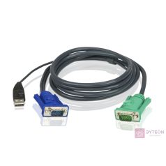Aten USB A VGA KVM kábel 2m