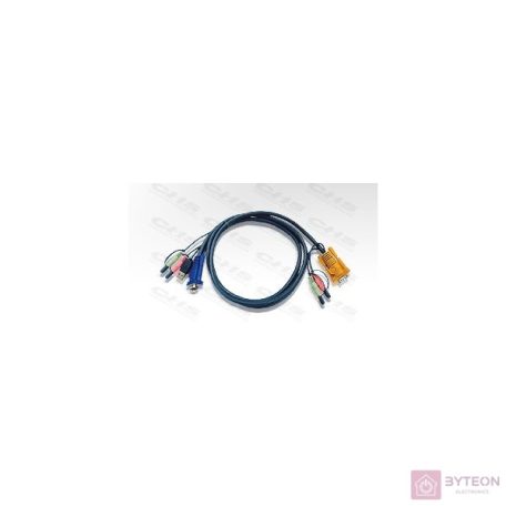 Aten USB A VGA KVM kábel 1.8m