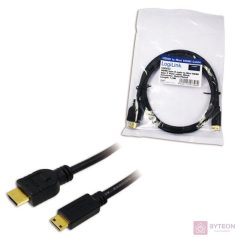   LogiLink HDMI -> HDMI mini C M/M video jelkábel 1.5m fekete