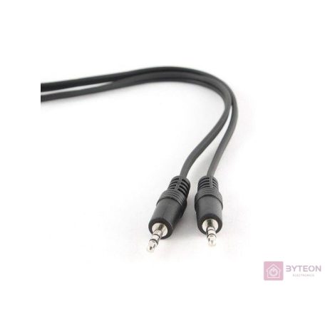 Gembird Jack stereo 3,5mm -> M/M audio kábel 2m fekete