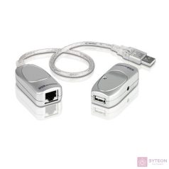 Aten USB A -> Cat.5e adatkábel hosszabbító 60m aktív