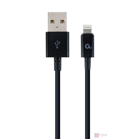 Gembird 8-pin charging and data cable, 2m, black