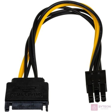 Akyga Adapter SATA / PCI-Express 6-pin 15 cm AK-CA-30