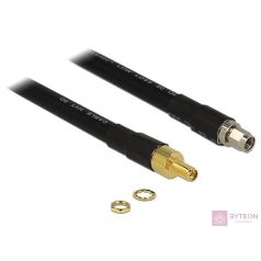Delock RP-SMA M/F antenna kábel 2m CFD400/LLC400 fekete