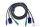 Aten PS/2 VGA KVM kábel 2m