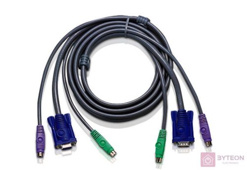 Aten PS/2 VGA KVM kábel 2m