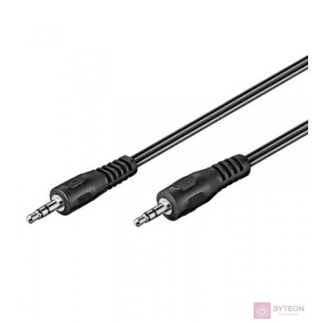 Gembird Jack stereo 3,5mm M/M audio kábel 1.2m fekete