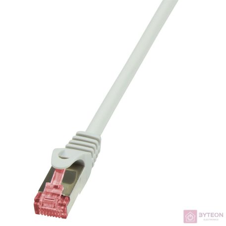 LogiLink RJ45 CAT6 SFTP M/M adatkábel 1m AWG27 szürke