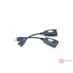   Gembird USB A -> Cat.5e adatkábel hosszabbító fekete max. 30m
