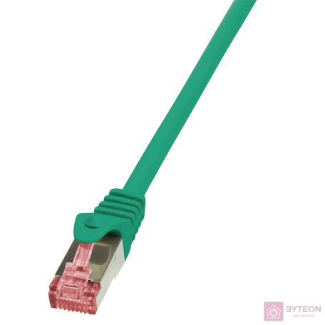 LogiLink RJ45 CAT6 SFTP M/M adatkábel 5m AWG27 zöld