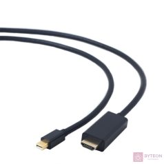   Gembird Mini DisplayPort 1.2 -> HDMI M/M video jelkábel 1.8m fekete