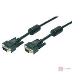 LogiLink VGA M/M video jelkábel 1.8m fekete