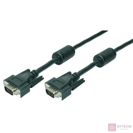 LogiLink VGA M/M video jelkábel 1.8m fekete