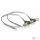 Delock 2db Serial pinheader 2mm -> 2db Serial RS-232 F/M hátlapi kivezetés 0.3m