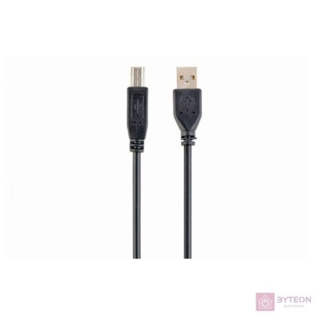 Gembird USB A -> USB B M/M adatkábel 1.8m fekete