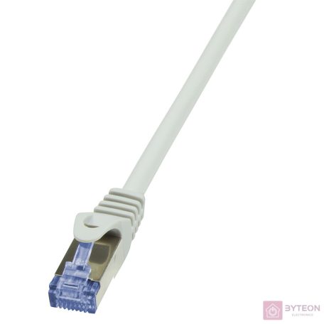 LogiLink RJ45 CAT6A S/FTP M/M adatkábel 3m AWG26 szürke