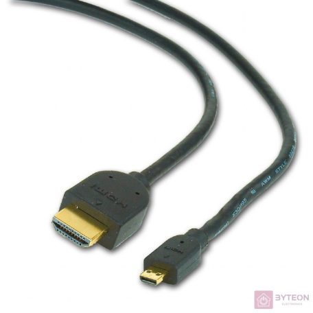 Gembird HDMI 2.0 -> HDMI micro D M/M video jelkábel 1.8m fekete