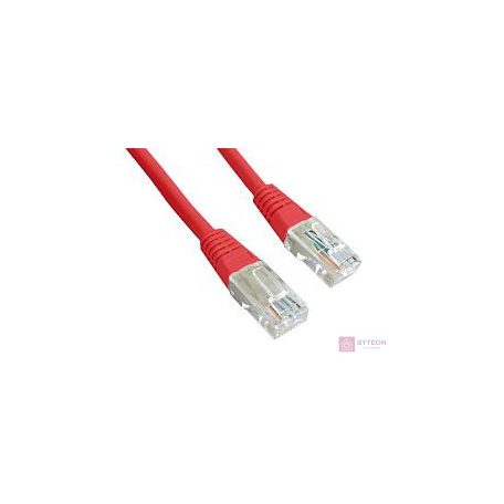 Gembird RJ45 CAT5e UTP M/M adatkábel 2m piros