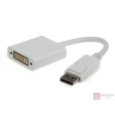 Gembird Displayport -> DVI-I M/F adapter 0.1m fehér