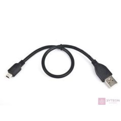   Gembird USB A -> USB mini B 5pin M/M adatkábel 0.3m fekete